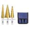 HSS Titanium Coated Step Drill Bit Set For Metal Wood 412 420 432mm 8