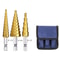 HSS Titanium Coated Step Drill Bit Set For Metal Wood 412 420 432mm 8