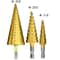 HSS Titanium Coated Step Drill Bit Set For Metal Wood 412 420 432mm 11