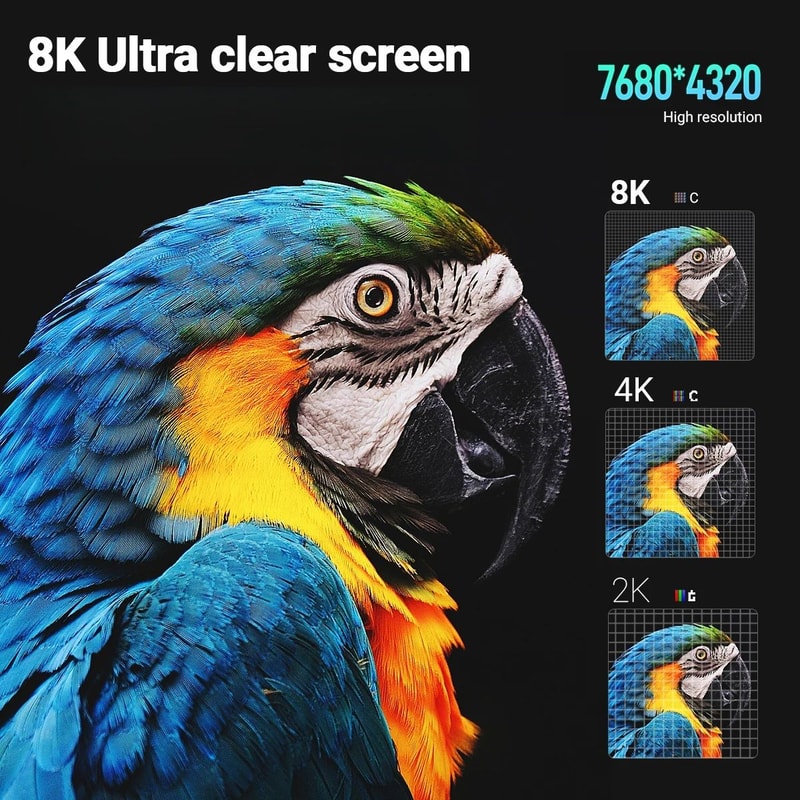 UltraView 8K USB C To HDMI Cable 4K 120Hz For MacBook IPad Samsung 2