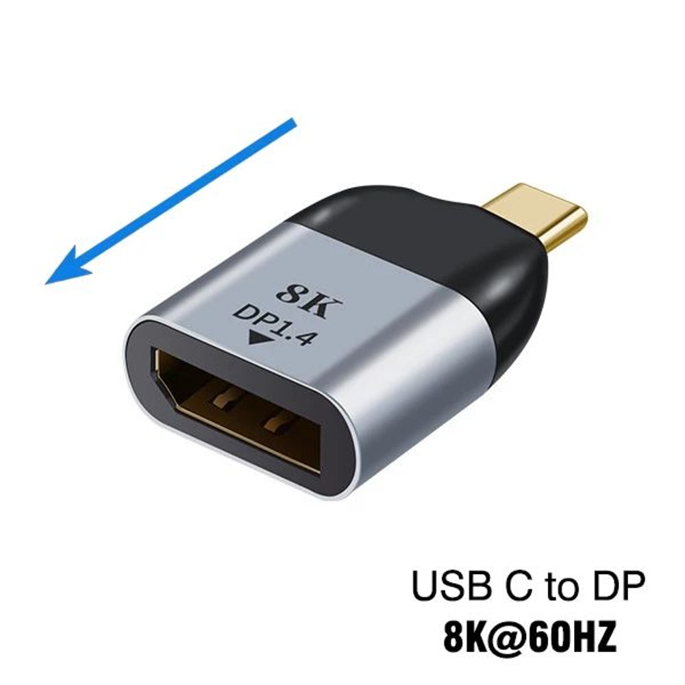 ProVision 8K USB C To HDMI DisplayPort VGA Multiport Adapter 6