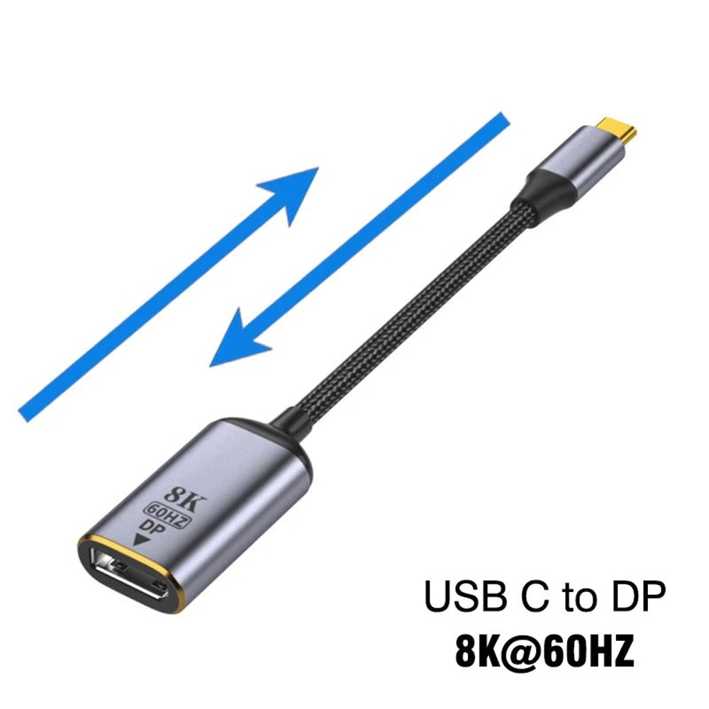 ProVision 8K USB C To HDMI DisplayPort VGA Multiport Adapter 7