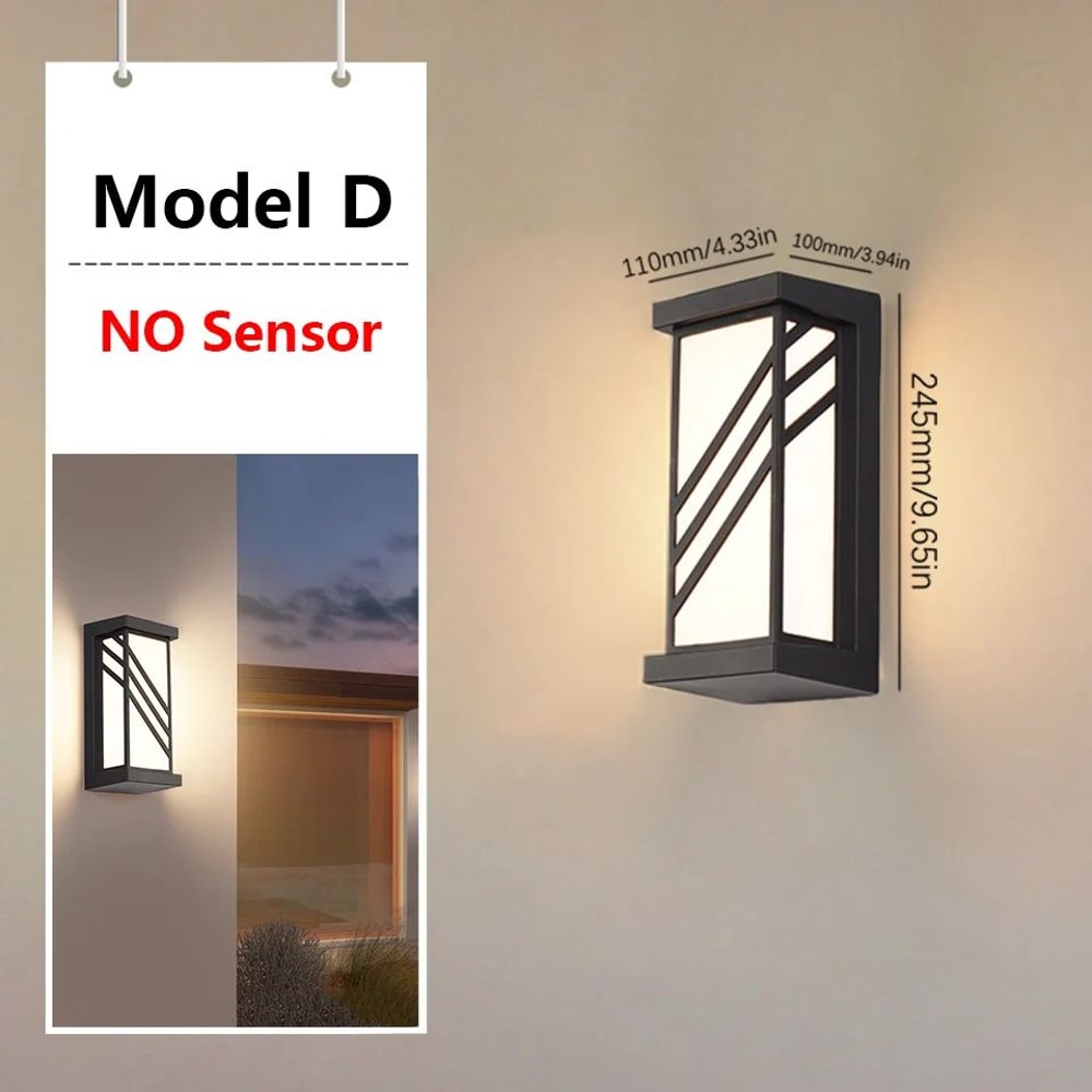 LumiGuard Waterproof Outdoor Motion Sensor Wall Light 16W30W 9