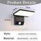 LumiSense IP65 Modern Outdoor LED Wall Lamp With Sensor 3