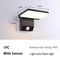 LumiSense IP65 Modern Outdoor LED Wall Lamp With Sensor 7