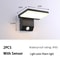 LumiSense IP65 Modern Outdoor LED Wall Lamp With Sensor 11