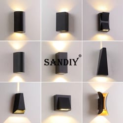 sandiy ip65 outdoor led wall lamp up down exterior light