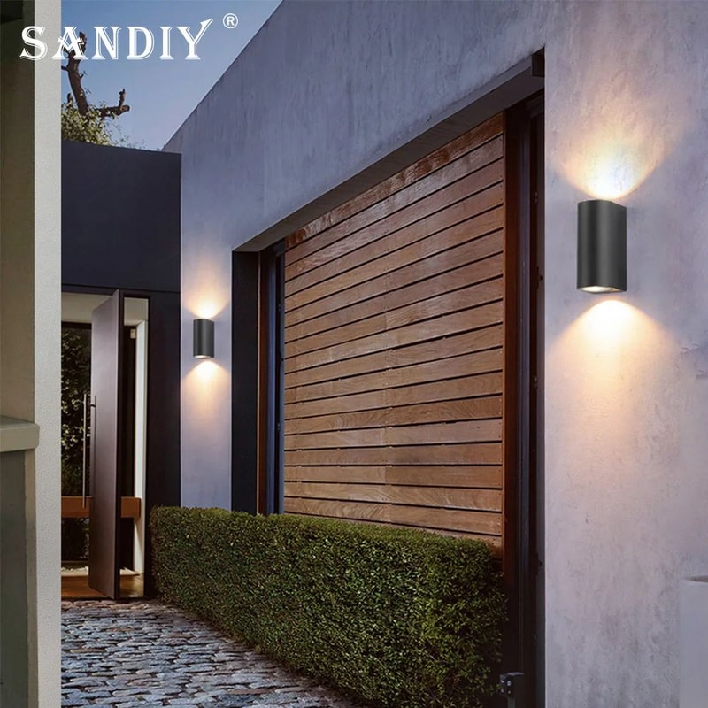 SANDIY IP65 Outdoor LED Wall Lamp Up Down Exterior Light 3