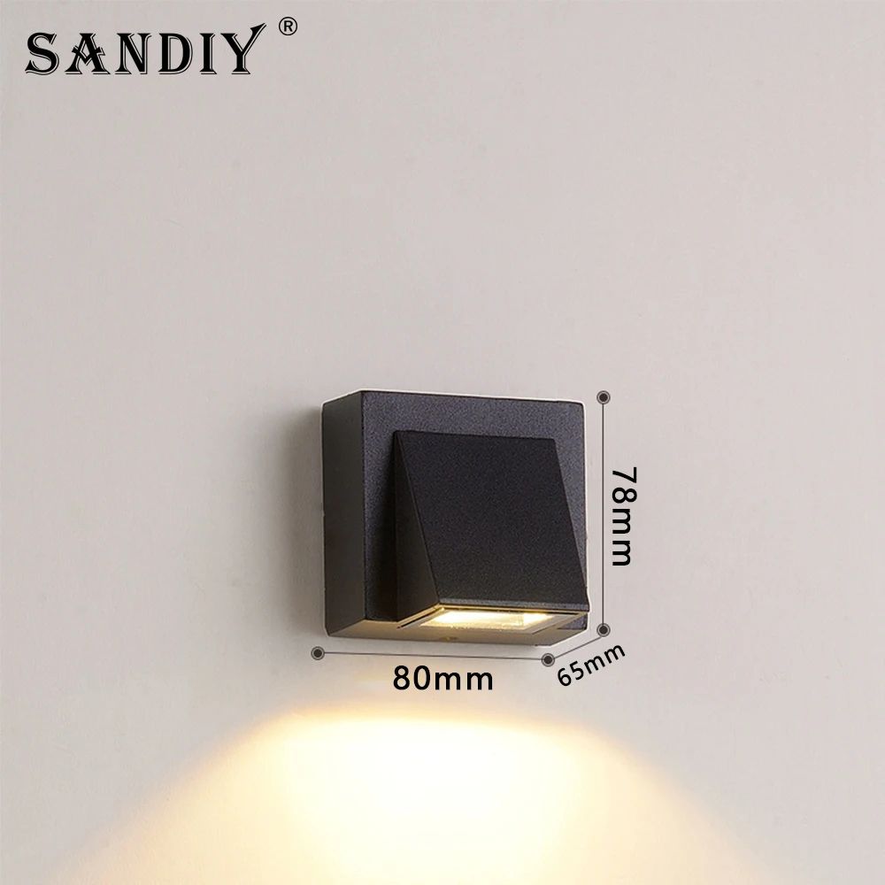SANDIY IP65 Outdoor LED Wall Lamp Up Down Exterior Light 6