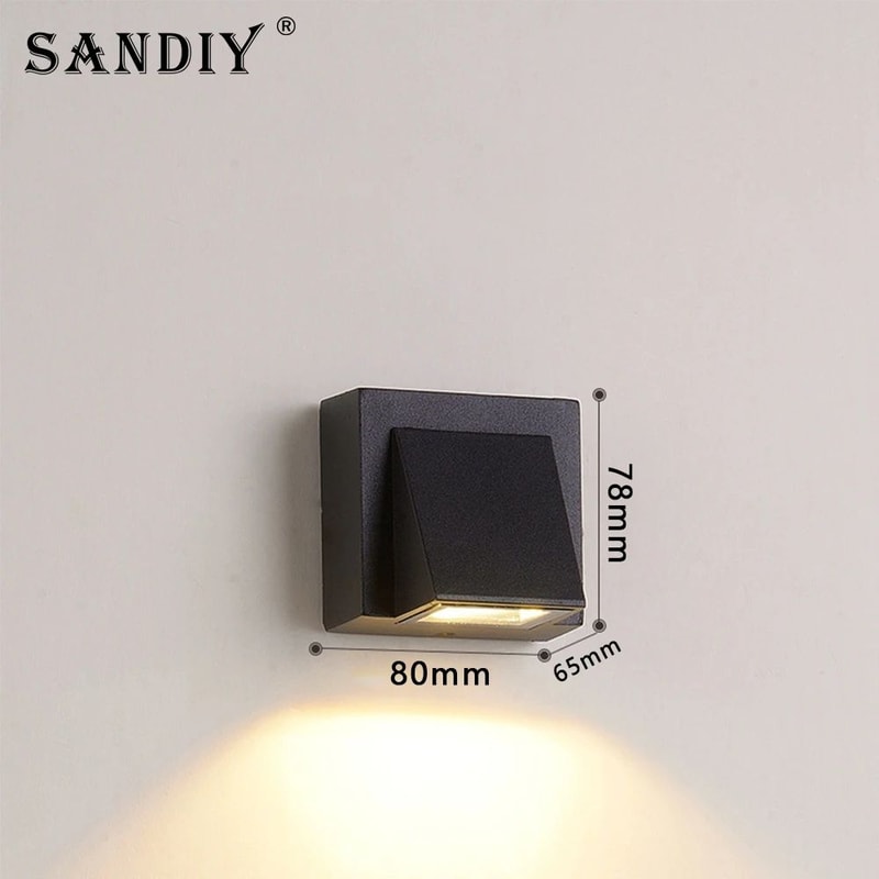 SANDIY IP65 Outdoor LED Wall Lamp Up Down Exterior Light 6