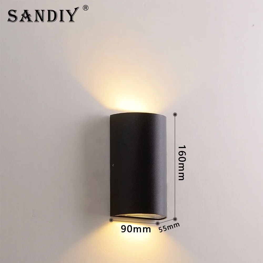 SANDIY IP65 Outdoor LED Wall Lamp Up Down Exterior Light 13