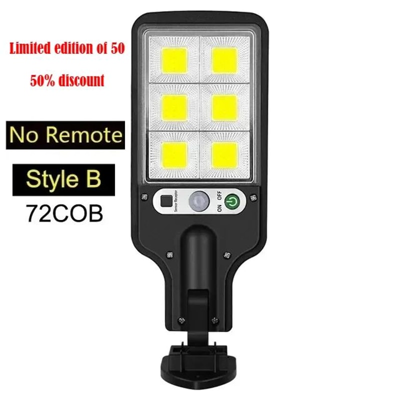 PowerGlow LED Outdoor Solar Lights With Motion Sensor 3072108 COB 12