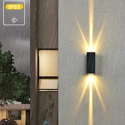 lumaguard waterproof led wall light – modern outdoor porch & garden sconce (ip65)