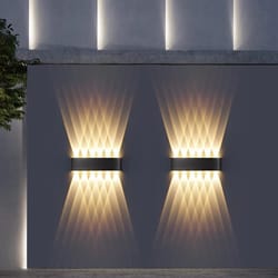 aeroglow waterproof outdoor wall lamp – modern aluminum exterior light fixture