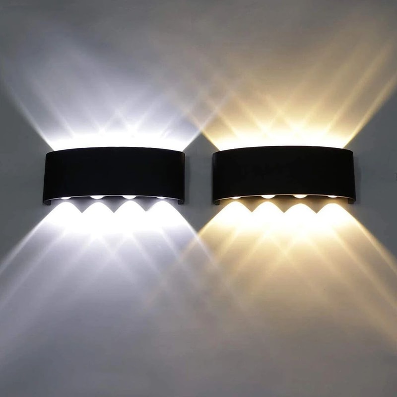 AeroGlow Waterproof Outdoor Wall Lamp Modern Aluminum Exterior Light Fixture 2