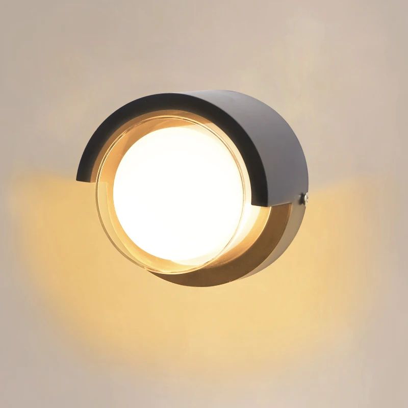LumiNest 5W Waterproof Outdoor LED Wall Light Modern IP65 Porch Garden Lamp 6