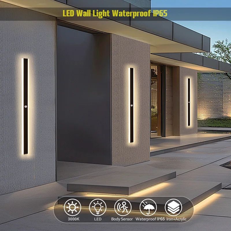 SmartGuard LED Outdoor Motion Sensor Wall Light IP65 Waterproof Garden Porch Lamp 0