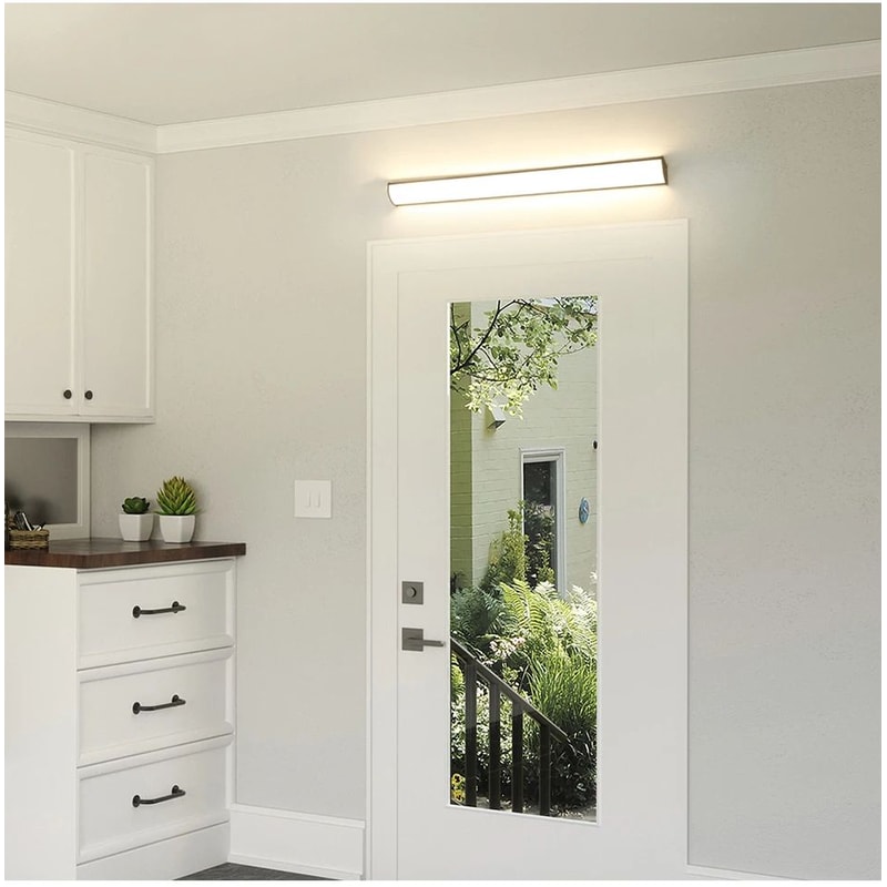 LumaLine Modern Outdoor LED Wall Light IP65 Waterproof Long Strip Sconce 7