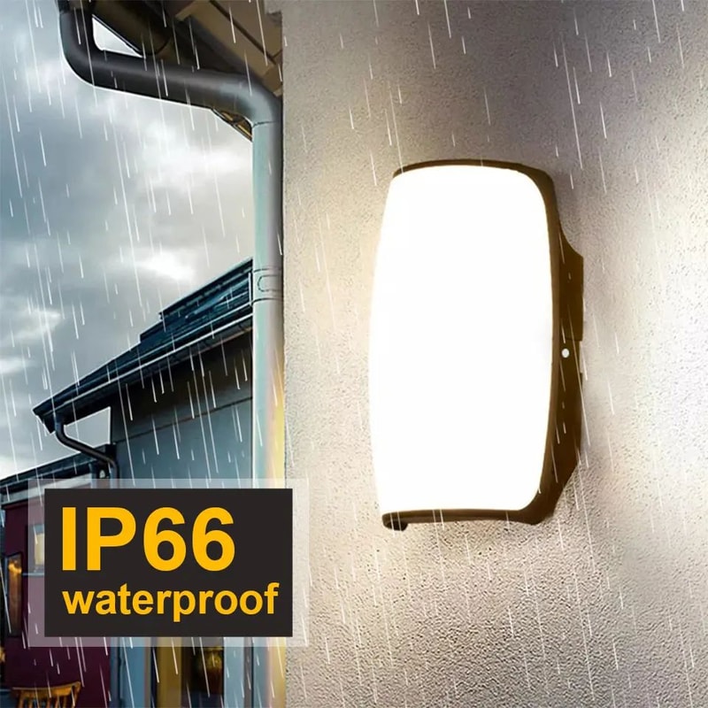 LumaGuard IP66 LED Motion Sensor Outdoor Wall Light 1