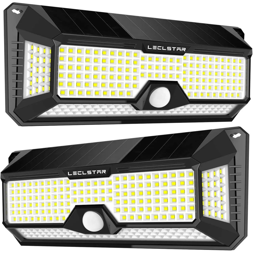 Solar LED Outdoor Wall Light With Motion Sensor UltraBright 268 LED Waterproof Garden Security La 0