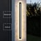 Modern Outdoor LED Wall Sconce Light Minimalist Long Strip Waterproof Exterior Lighting Fixture 2