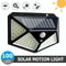 SolarMax 100LED Solar Wall Light With Motion Sensor Outdoor Waterproof Security Lighting 1