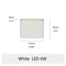 LumiEdge Waterproof LED Wall Sconce Modern Aluminum Indoor Outdoor Wall Light 6W12W20W 7