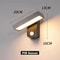 LumiGuard Rotatable PIR Motion Sensor Wall Light IP65 Waterproof Outdoor Sconce 304050cm 7