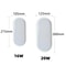 AquaGlow Modern LED Moistureproof Wall Lamp Oval Bathroom Outdoor Surface Light 16W20W 1