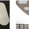 AquaGlow Modern LED Moistureproof Wall Lamp Oval Bathroom Outdoor Surface Light 16W20W 6