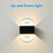 LumaGuard 24W LED Outdoor Wall Light With Motion Sensor IP65 Waterproof Adjustable Sconce 1