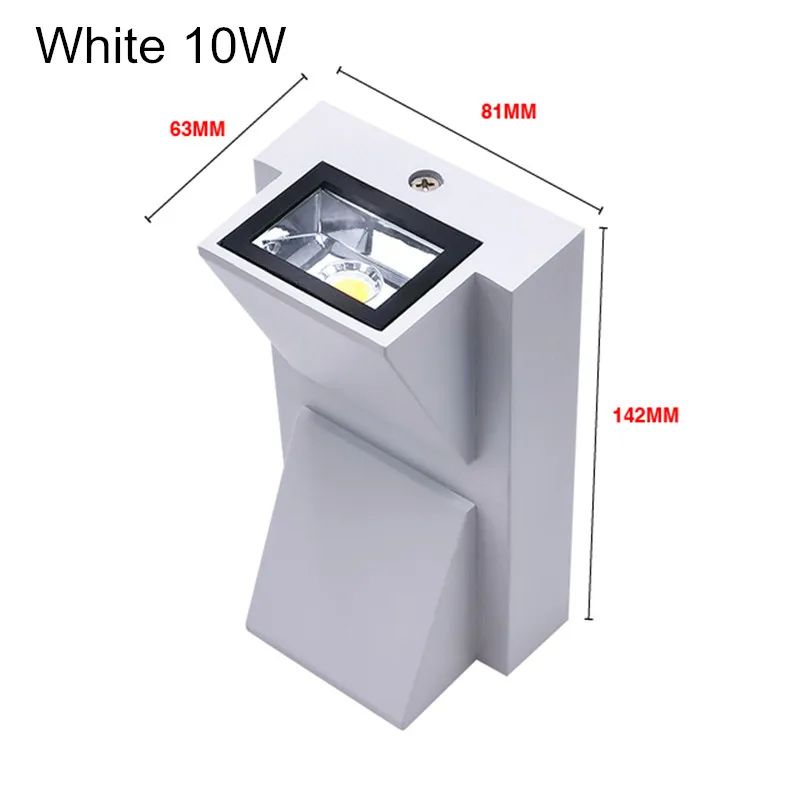 AeroLux IP65 Aluminium LED Outdoor Wall Light Waterproof Garden Balcony Sconce AC110V220V 5