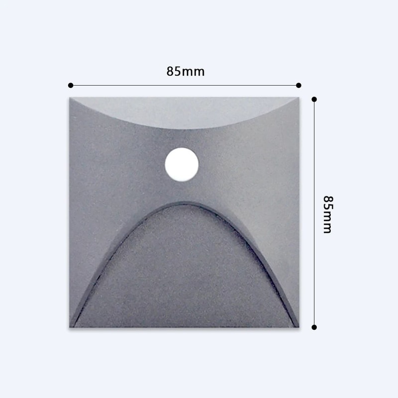 Solar Motion Sensor Stair Light Waterproof Outdoor Wall Sconce For Garden Fence Balcony 5