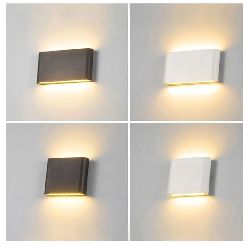 Modern PIR Sensor Outdoor Wall Light Waterproof LED Wall Lamp With Motion Detection 6