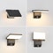 Foldable LED Motion Sensor Outdoor Wall Light 18W IP65 Waterproof Security Sconce 4