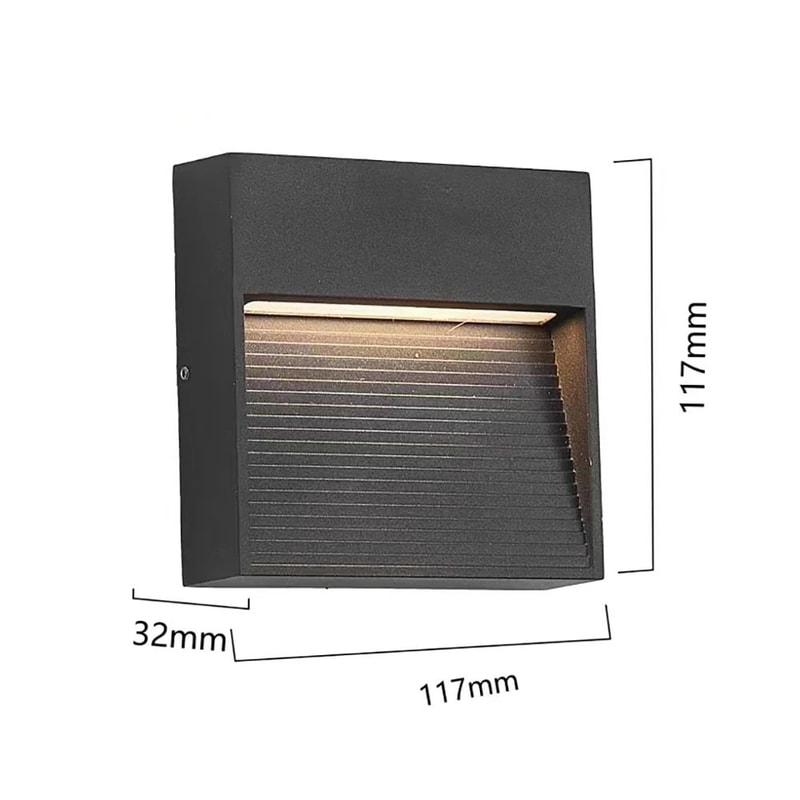 Universal Waterproof Outdoor LED Surface Mounted Wall Light 12V 220V Garage Entrance Lamp 13