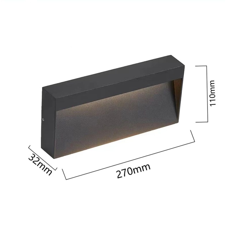 Universal Waterproof Outdoor LED Surface Mounted Wall Light 12V 220V Garage Entrance Lamp 14