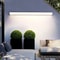 Minimalist Long Strip Outdoor Wall Light With Motion Sensor Waterproof LED Garden Sconce 3
