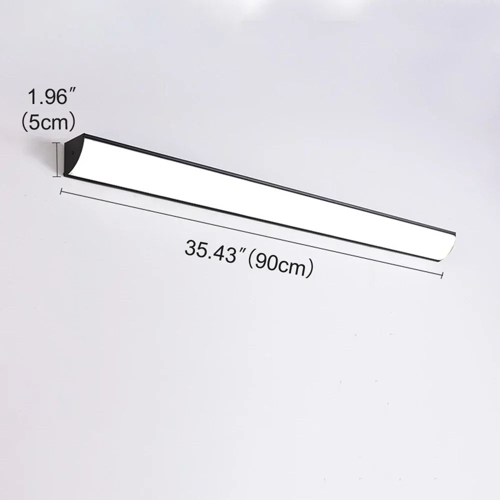 Minimalist Long Strip Outdoor Wall Light With Motion Sensor Waterproof LED Garden Sconce 9