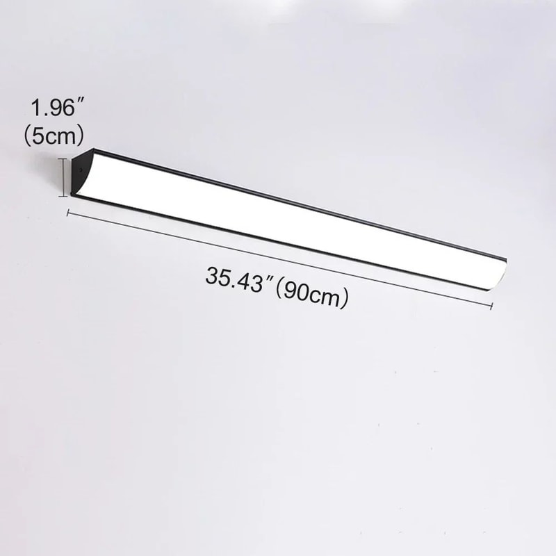 Minimalist Long Strip Outdoor Wall Light With Motion Sensor Waterproof LED Garden Sconce 9