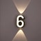 Modern 7W LED House Number Wall Lamp IP65 Waterproof Aluminum Outdoor Light AC85265V 5
