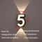 Modern 7W LED House Number Wall Lamp IP65 Waterproof Aluminum Outdoor Light AC85265V 11