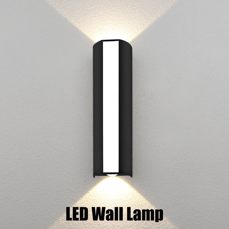 Modern 10W Waterproof LED Wall Lamp Indoor Outdoor AC85265V Sconce 0