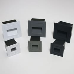 modern recessed led stair & pathway wall light – waterproof aluminum outdoor footlight