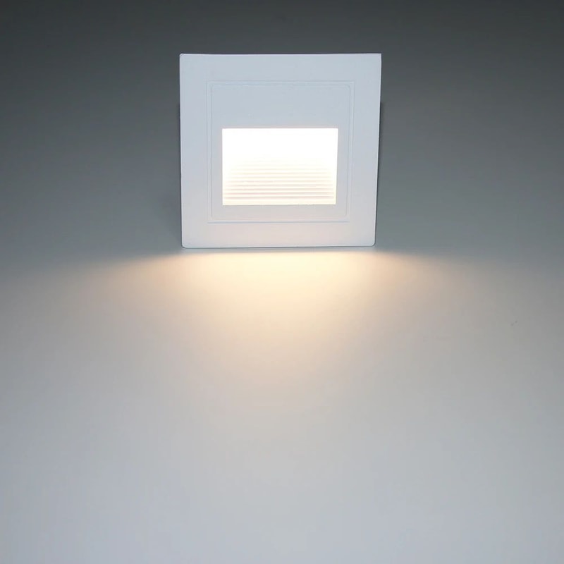 Modern Recessed LED Stair Pathway Wall Light Waterproof Aluminum Outdoor Footlight 8