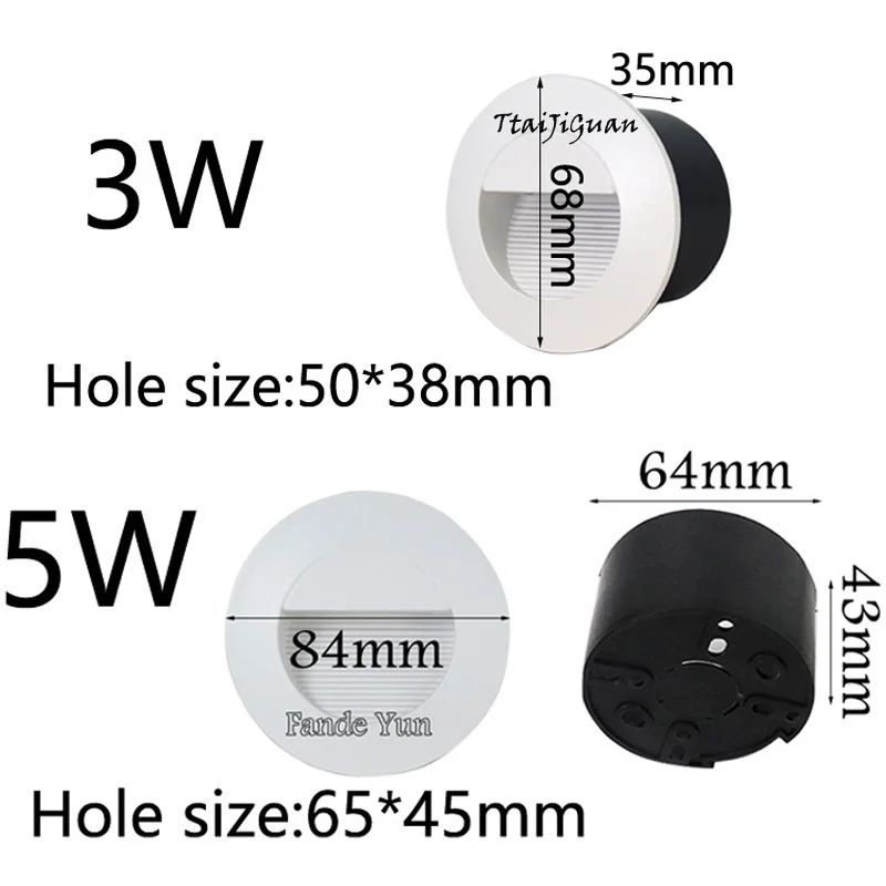 LumaStep IP65 Waterproof LED Stair Light Recessed Indoor Outdoor Step Lighting 4