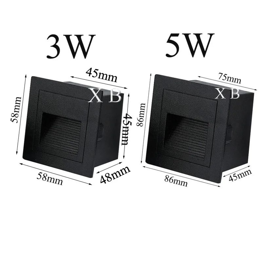 LumaStep IP65 Waterproof LED Stair Light Recessed Indoor Outdoor Step Lighting 5