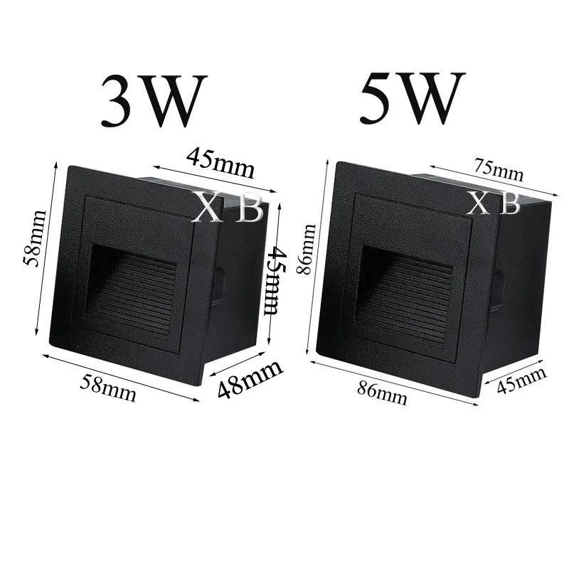 LumaStep IP65 Waterproof LED Stair Light Recessed Indoor Outdoor Step Lighting 5