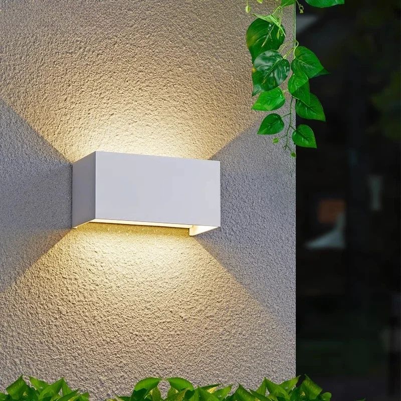 AeroGlow IP65 Aluminum LED Wall Light Modern Outdoor Indoor Up Down Lamp 1