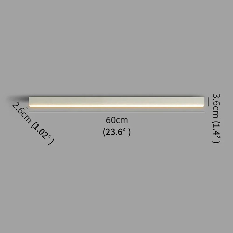 LumiLine Waterproof Outdoor Strip Wall Lamp Modern Long LED Entrance Light 11